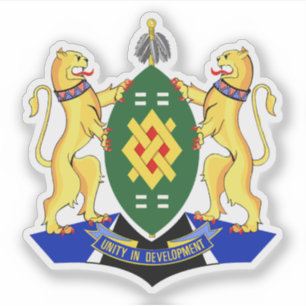 Wappen von Johannesburg, der Republik Südafrika Aufkleber