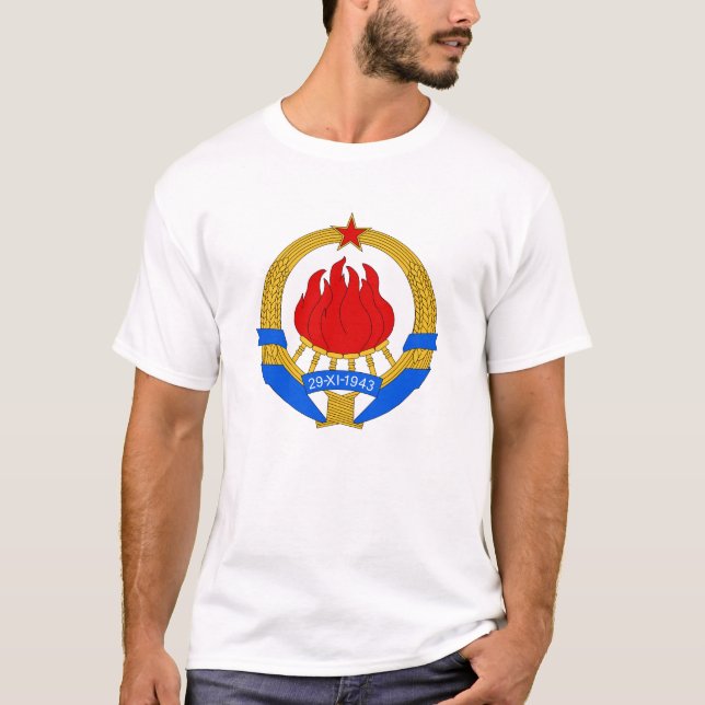 Wappen von Jugoslawien (1945-1992) T-Shirt (Vorderseite)