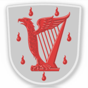 Wappen von Kangasala, Finnland Aufkleber