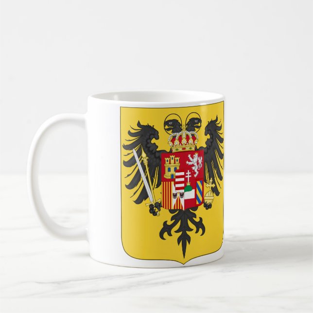 Wappen von Karl VI. Kaffeetasse (Links)