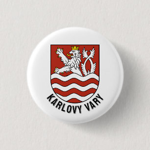 Wappen von Karlsbad, Tschechische Republik Button