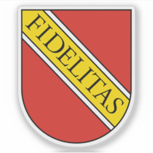 Wappen von Karlsruhe, Deutschland Aufkleber