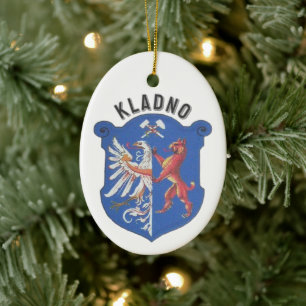 Wappen von Kladno, Tschechische Republik Keramik Ornament