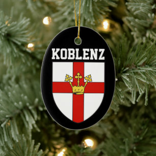 Wappen von Koblenz, Deutschland Keramik Ornament