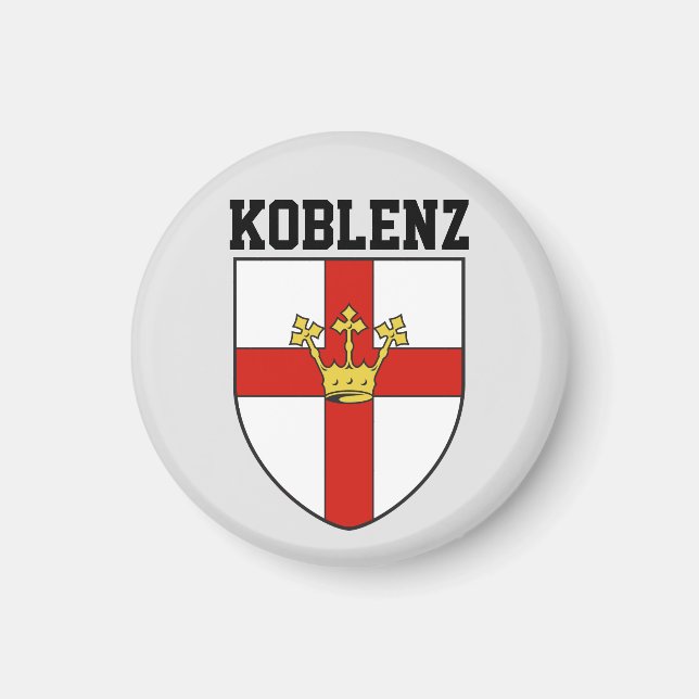 Wappen von Koblenz, Deutschland Magnet (Vorne)