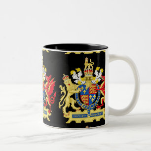 Wappen von König Heinrich VIII. Zweifarbige Tasse