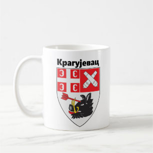 Wappen von Kragujevac, Serbien Kaffeetasse