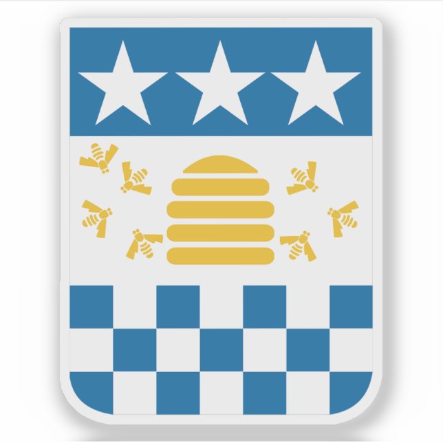 Wappen von La Chaux-de-Fonds, Schweiz Aufkleber (Vorderseite)