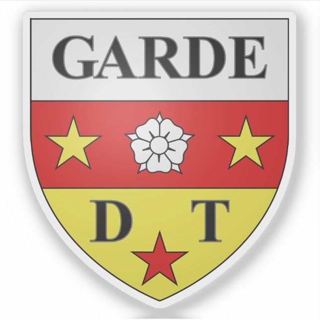 Wappen von La Garde, Var Aufkleber (Vorderseite)