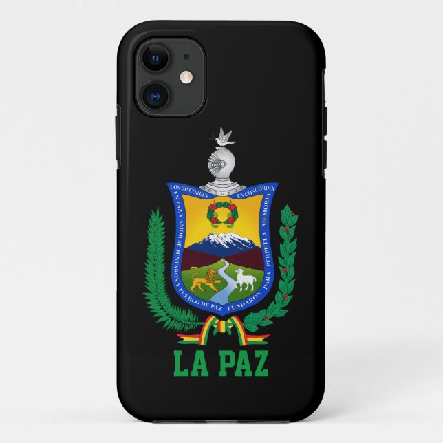Wappen von La Paz, Bolivien Case-Mate iPhone Hülle (Rückseite)