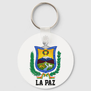 Wappen von La Paz, Bolivien Schlüsselanhänger