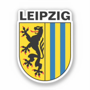 Wappen von Leipzig, Deutschland Aufkleber