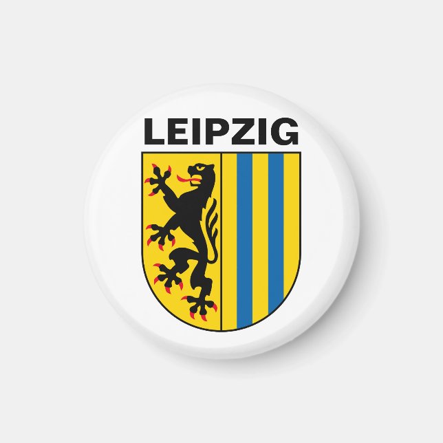 Wappen von Leipzig, Deutschland Magnet (Vorne)