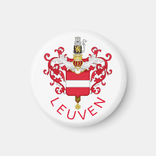 Wappen von Leuven, Belgien Magnet