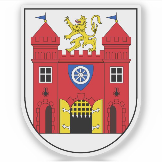Wappen von Liberec, Tschechische Republik Aufkleber (Vorderseite)