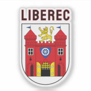 Wappen von Liberec, Tschechische Republik Aufkleber
