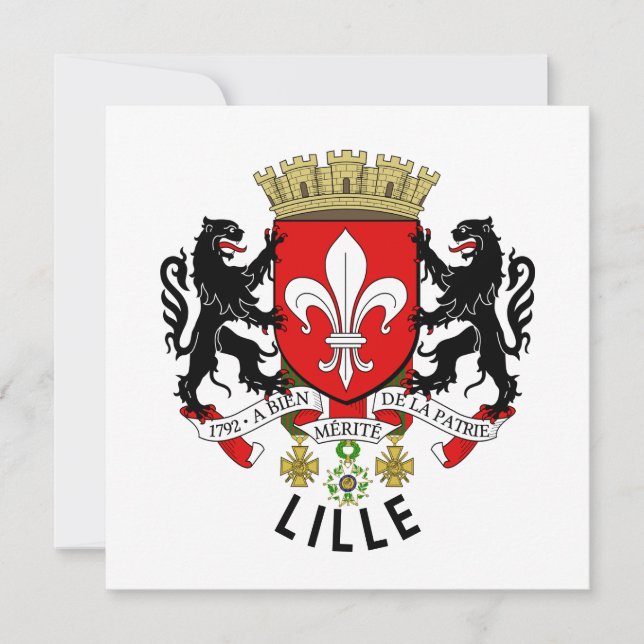 Wappen von Lille, Frankreich (Vorderseite)