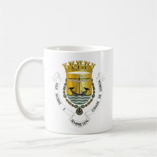 Wappen von Lissabon, Portugal Kaffeetasse