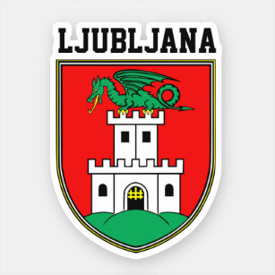 Wappen von Ljubljana - SLOWENIEN Aufkleber