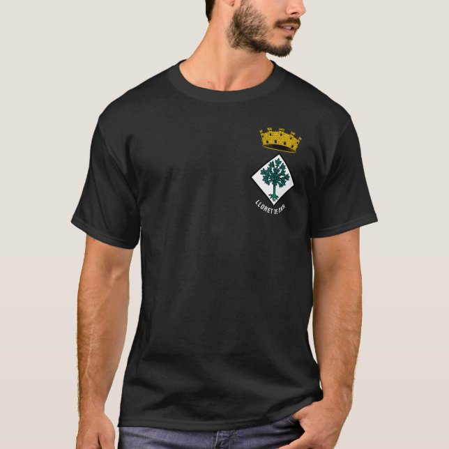 Wappen von Lloret de Mar T-Shirt (Vorderseite)