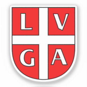 Wappen von Lugano, Schweiz Aufkleber