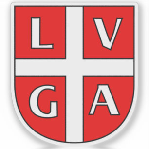 Wappen von Lugano, Schweiz Aufkleber