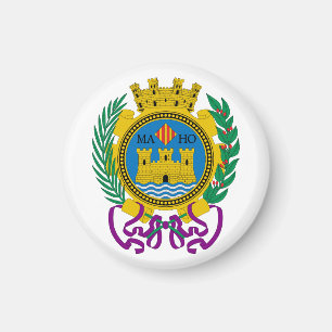 Wappen von Mahón, Menorca Magnet