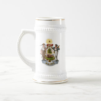 Wappen von Maine Bierglas