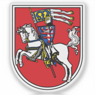 Wappen von Marburg, Deutschland Aufkleber
