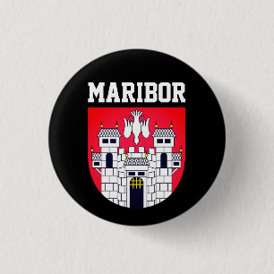 Wappen von Maribor - SLOWENIEN Button