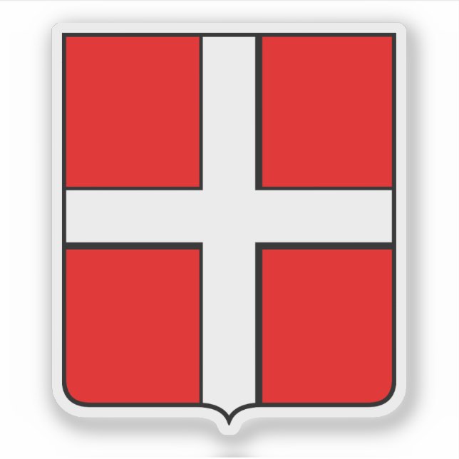 Wappen von Mendrisio, Schweiz Aufkleber (Vorderseite)