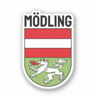 Wappen von Mödling, ÖSTERREICH Aufkleber