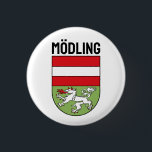 Wappen von Mödling, ÖSTERREICH Button<br><div class="desc">Mödling ist die Hauptstadt des gleichnamigen österreichischen Bezirks, ca. 14 km südlich von Wien.</div>