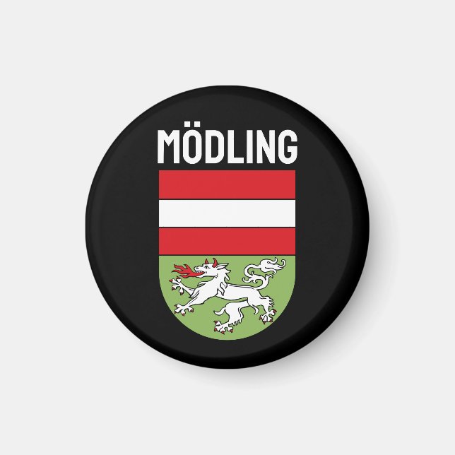 Wappen von Mödling, ÖSTERREICH Magnet (Vorne)