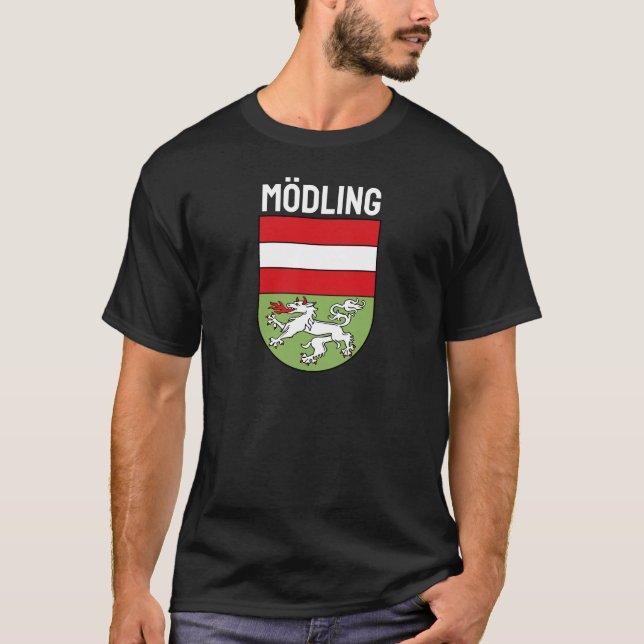 Wappen von Mödling, ÖSTERREICH T-Shirt (Vorderseite)