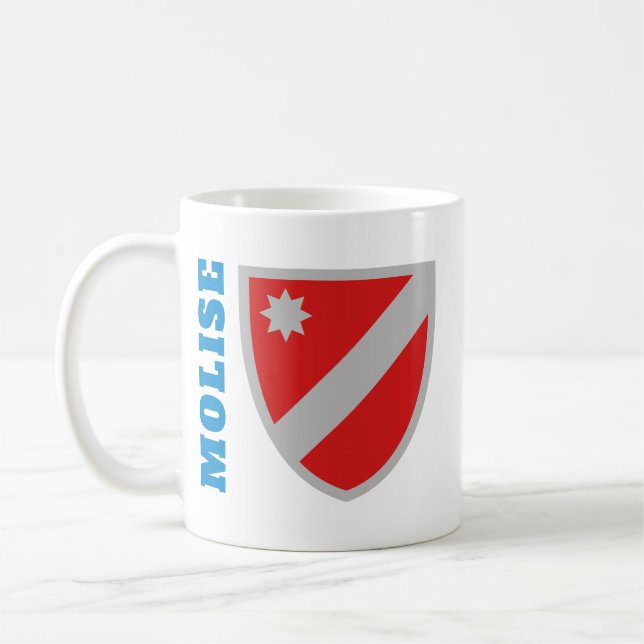 Wappen von Molise, Italien Kaffeetasse (Links)