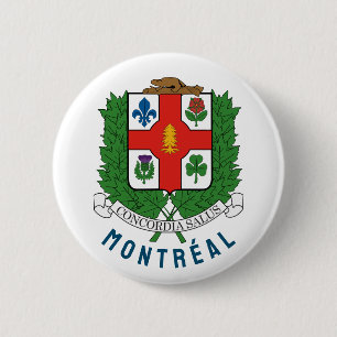 Wappen von Montréal, KANADA Button