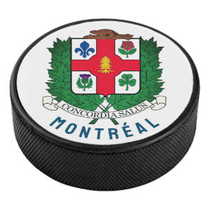 Wappen von Montréal, KANADA Eishockey Puck