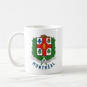 Wappen von Montréal, KANADA Kaffeetasse