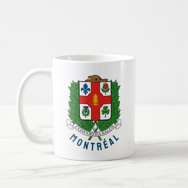 Wappen von Montréal, KANADA Kaffeetasse (Links)