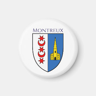 Wappen von Montreux, Schweiz Magnet