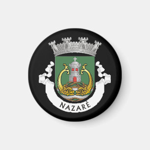 Wappen von Nazaré, Portugal Magnet