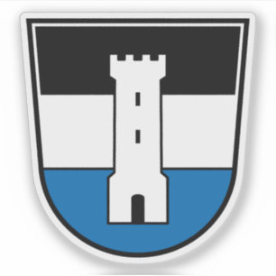 Wappen von Neu-Ulm, Deutschland Aufkleber