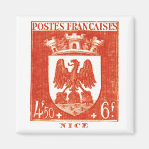 Wappen von Nizza, Frankreich Magnet