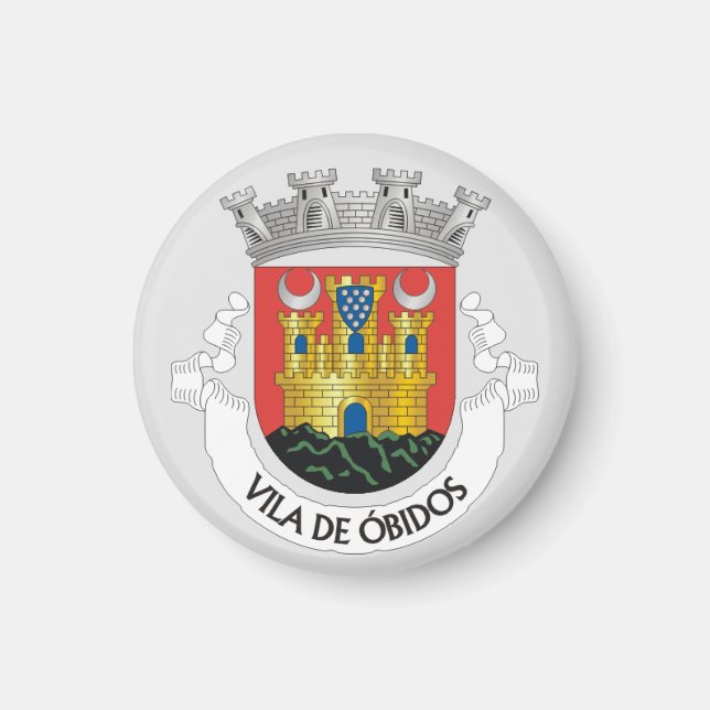 Wappen von Óbidos, Portugal Magnet (Vorne)