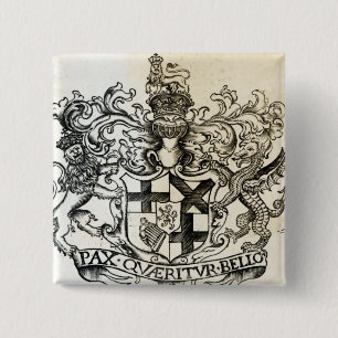 Wappen von Oliver Cromwell Button