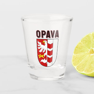 Wappen von Opava, Tschechische Republik Schnapsglas