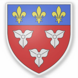 Wappen von Orléans, Loiret Aufkleber