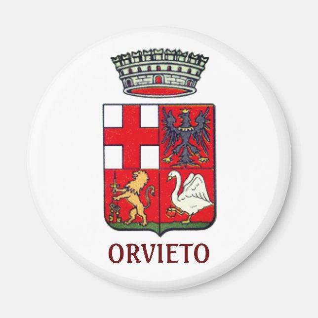 Wappen von Orvieto, Italien Magnet (Vorne)