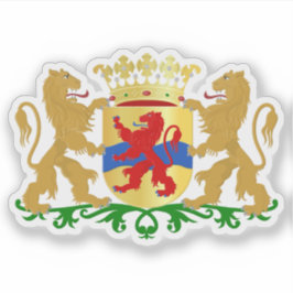 Wappen von Overijssel, Niederlande Aufkleber